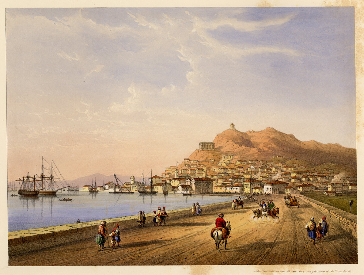 Город Керчь в ХIХ веке. Художник Боссоли