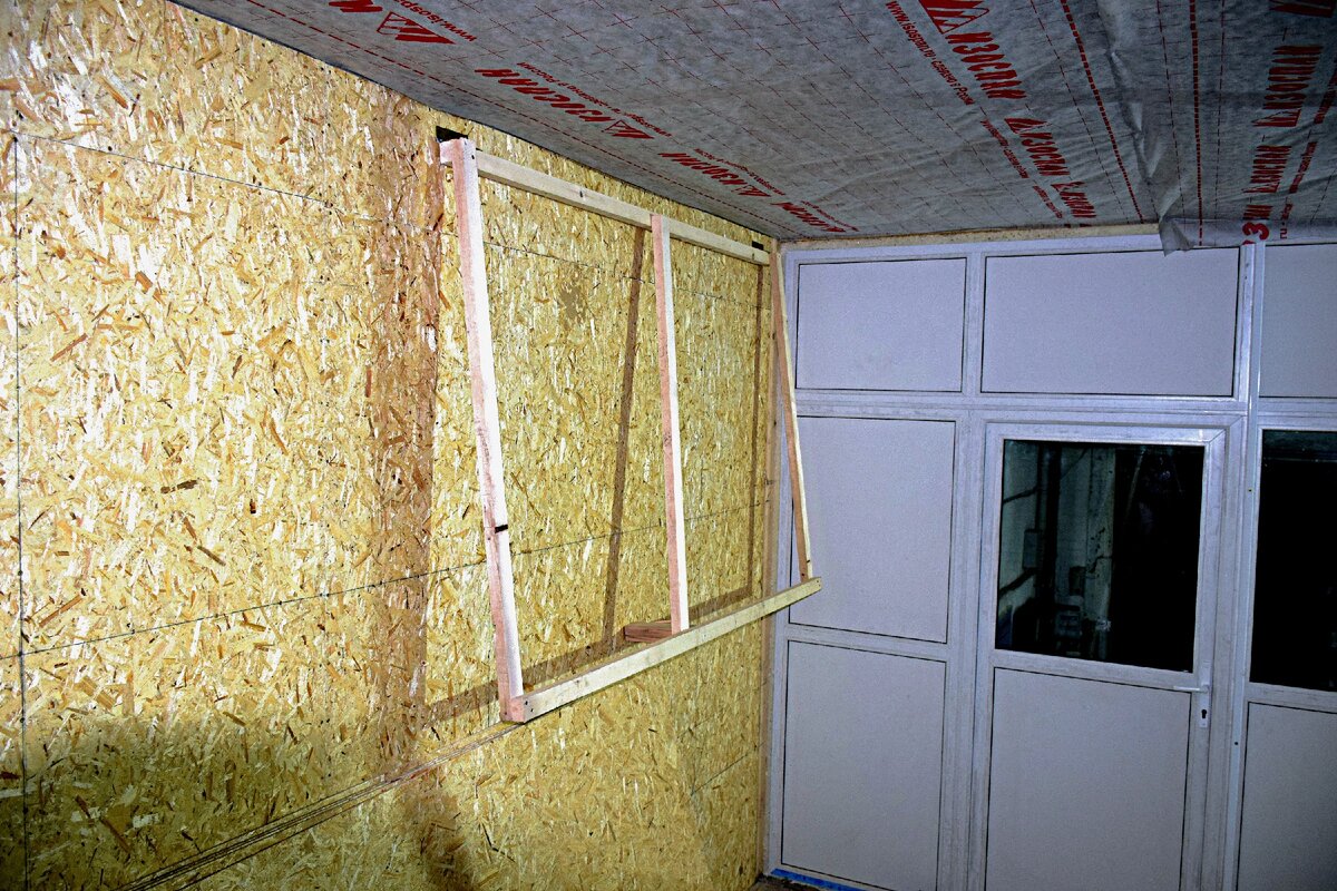 Монтаж ОСБ плит на потолок, стену, пол, крышу