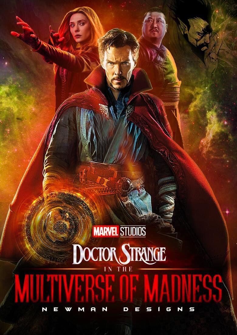 Постер к фильму "Доктор Стрэндж: В мультивселенной безумия" с сайта popcornnews.ru