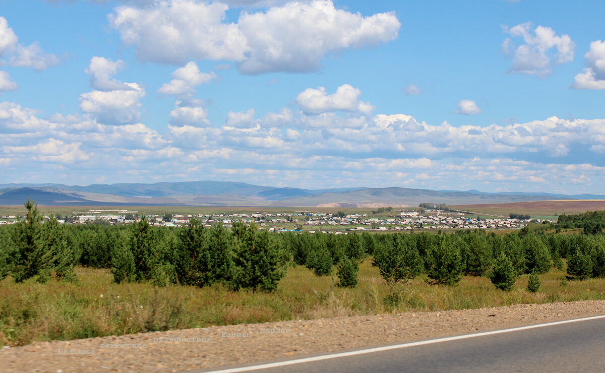 Село Никольск (ое) на горизонте.