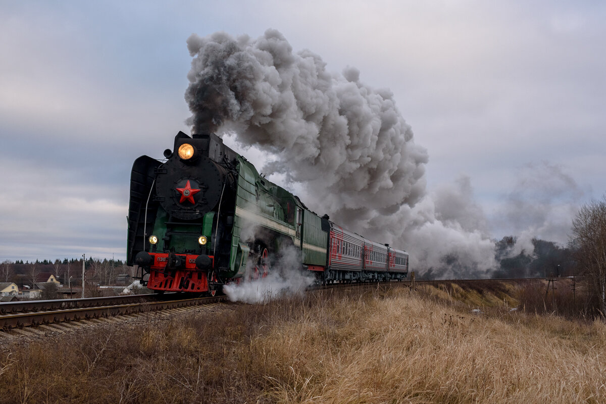 Ретро паровоз РЖД