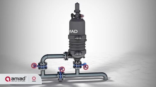 Принцип работы сетчатого фильтра Amiad Sigma. НПЦ ПромВодОчистка.