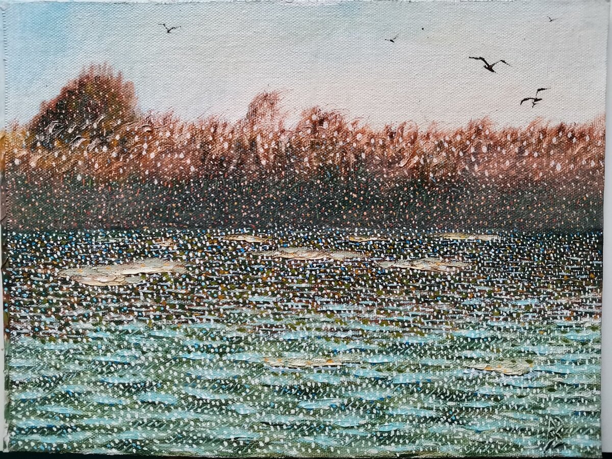 масло    холст  30*40 7 000р