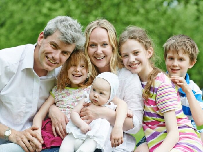 Фото Семья людей.