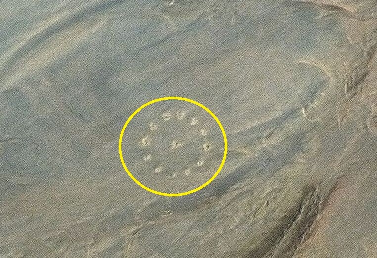 Композиция из кругов очень напоминает циферблат. Фото: vox.com 