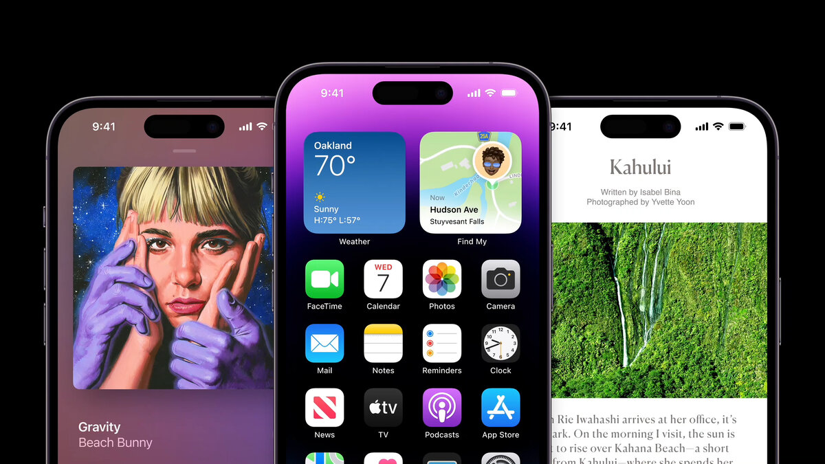 iPhone 14 Pro: Без челки, с новым процессором, 48-Мп камерой и  Always-On-Display | Droider | Дзен