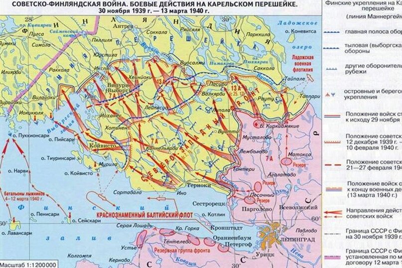 Финская карта карельского перешейка