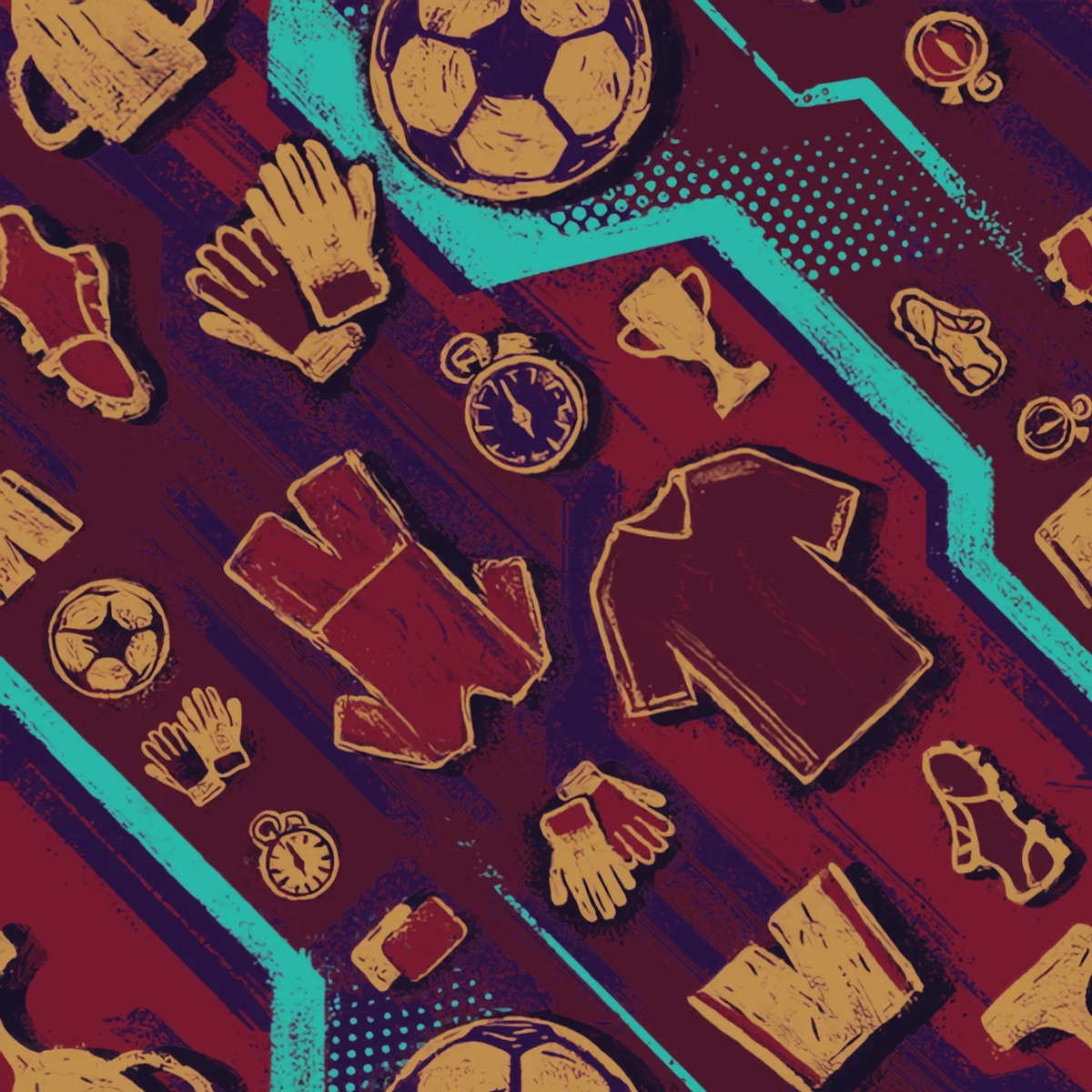 Официальный паттерн 2D-стиля «Держу пари»