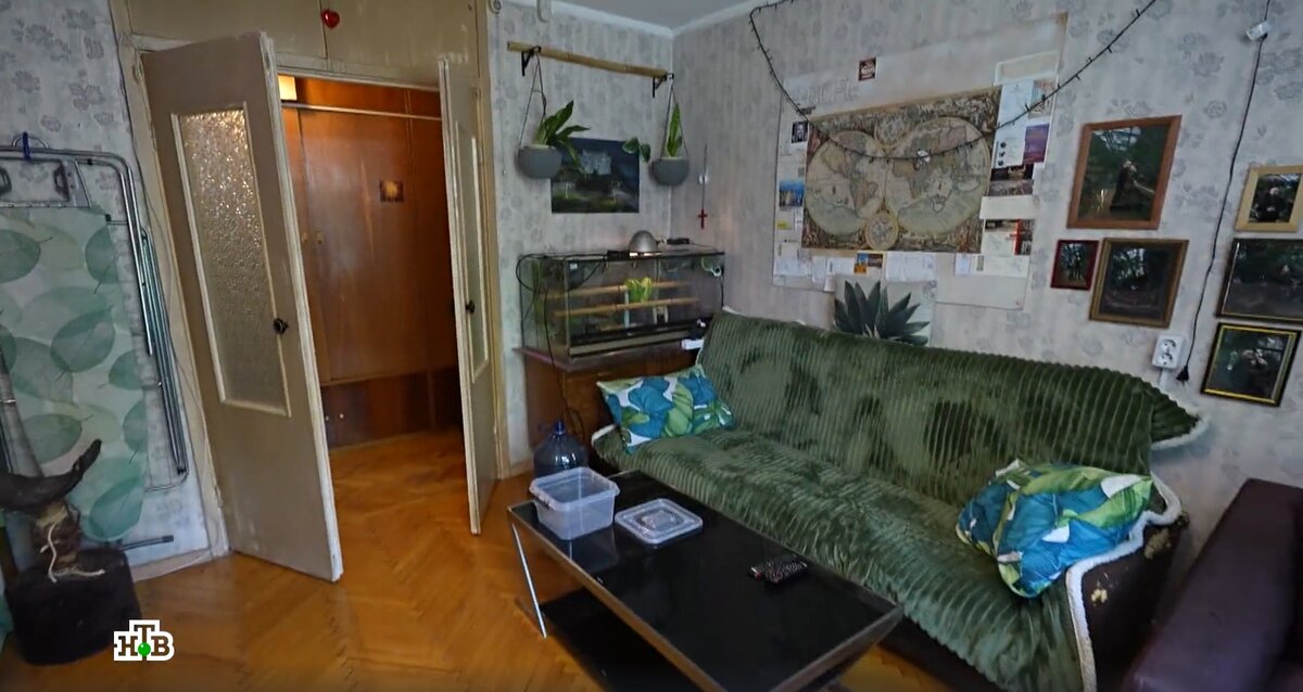 Так комната выглядела До переделки.