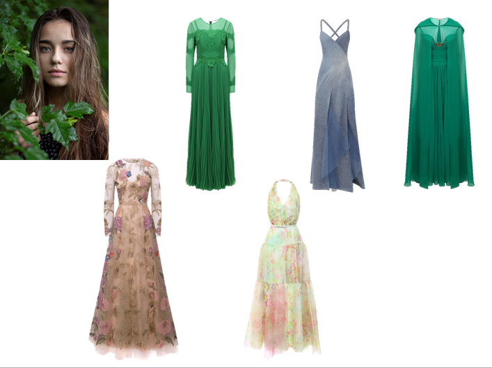 Платье-кейп слишком холодное по тону, но производитель не оставил мне выбора, оно ИДЕАЛЬНО по крою. Я не могла его не показать