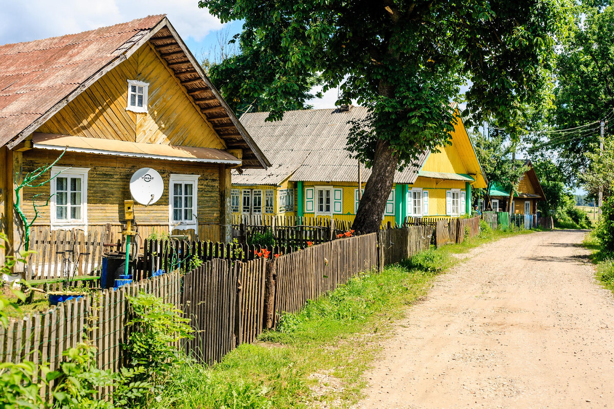 Городские в деревне. Литва деревни поселения. Литва деревня рякучай. Современная деревня. Деревенская улица с домами.