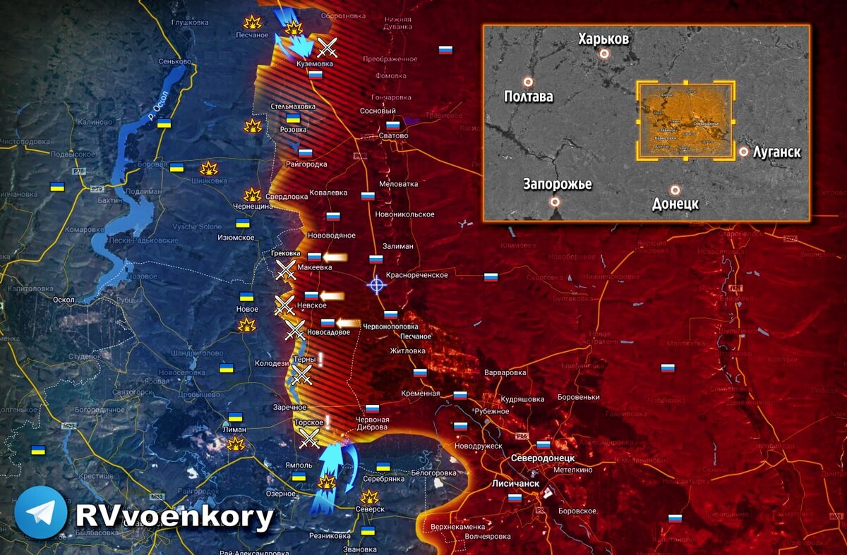 Какая обстановка на линии фронта. Наступление на Донбасс карта. Карта боевых действий октябрь 2022.