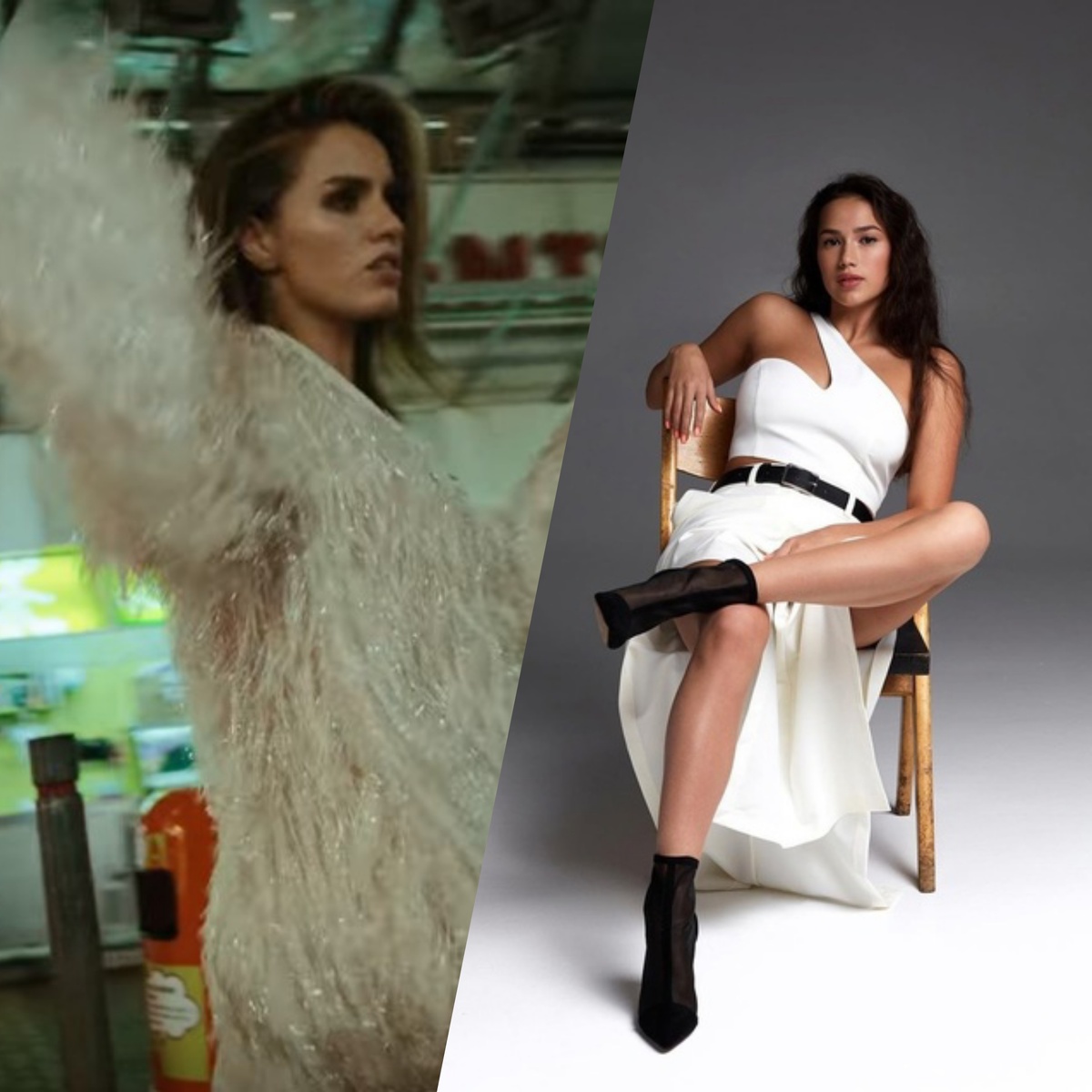 Певица Zivert и фигуристка Алина Загитова 