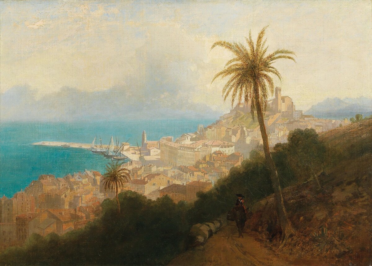 James Baker Pyne - Blick auf Cannes