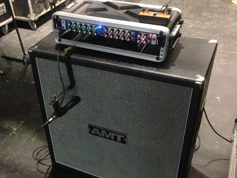 Рэковая гитарная голова AMT StoneHead SH-100R + кабинет AMT 4x12