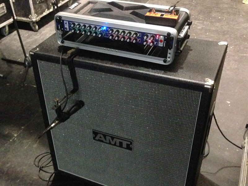 Рэковая гитарная голова AMT StoneHead SH-100R + кабинет AMT 4x12