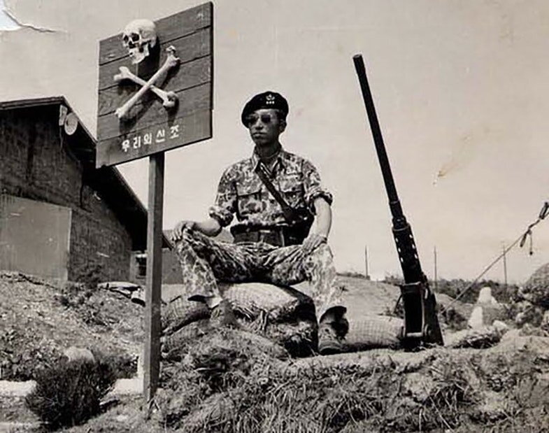 Один из бойцов отряда 684