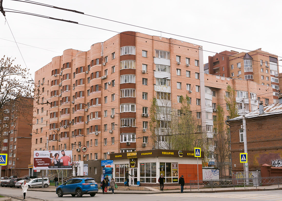 Уфимский электротранспорт. Прогулка по первой линии. Часть 2 - Перекрёсток  улицы Ленина и бульвара Ибрагимова. | Дмитрий Михайлов | Дзен