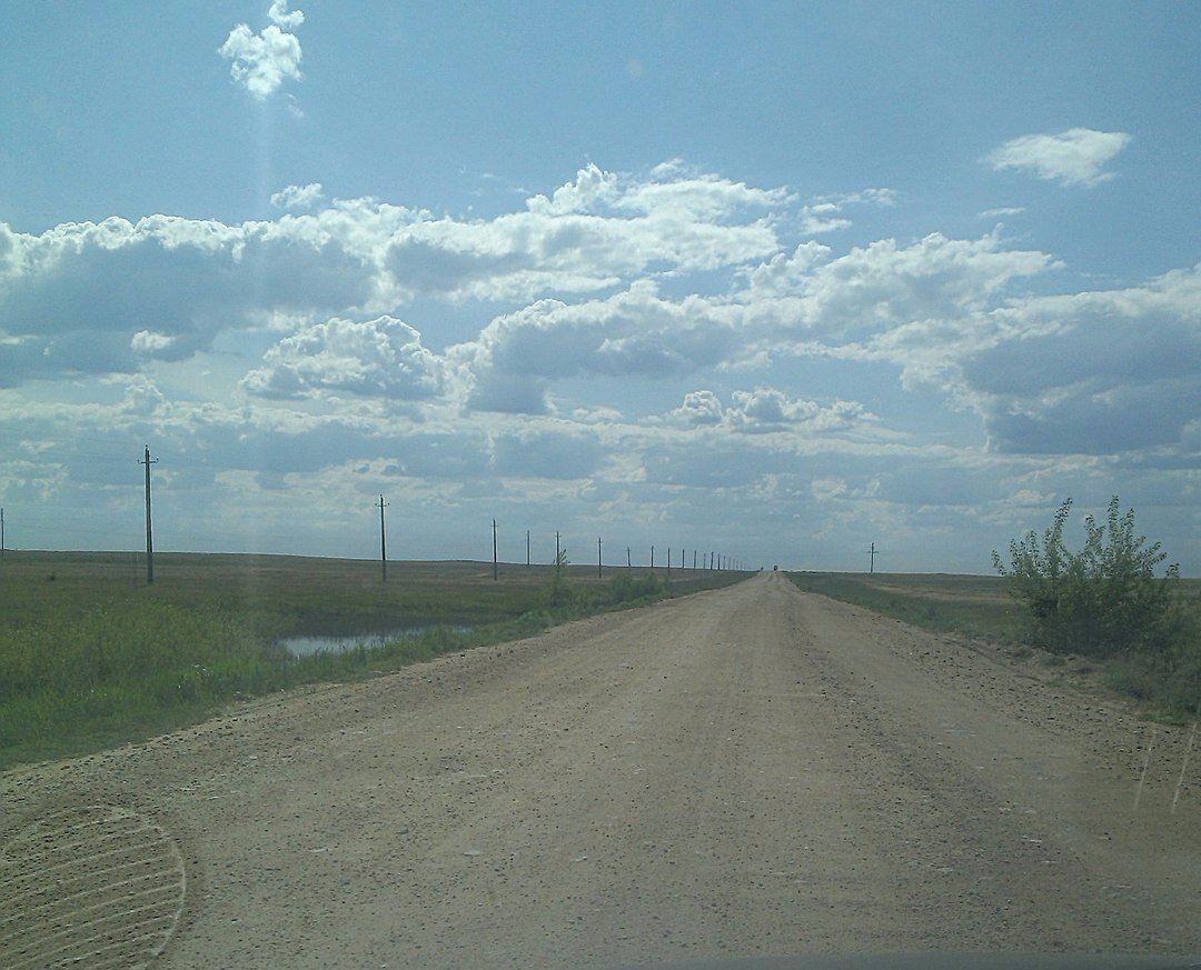 Дорога до границы. Фото автора