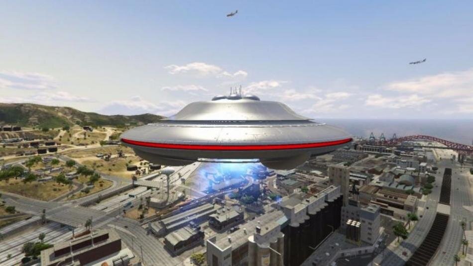 Инопланетный корабль в GTA Online