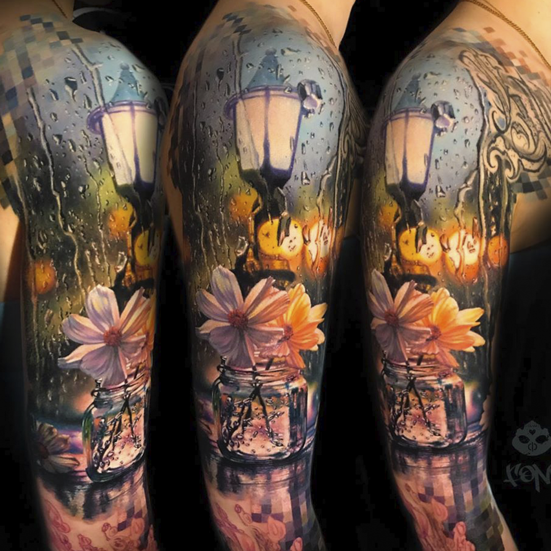 Капли дождя