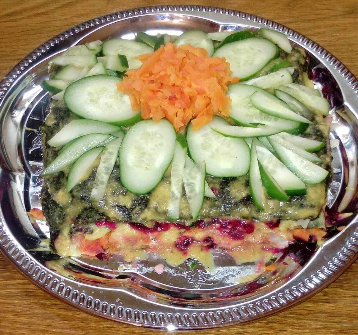 Салат шуба с нори