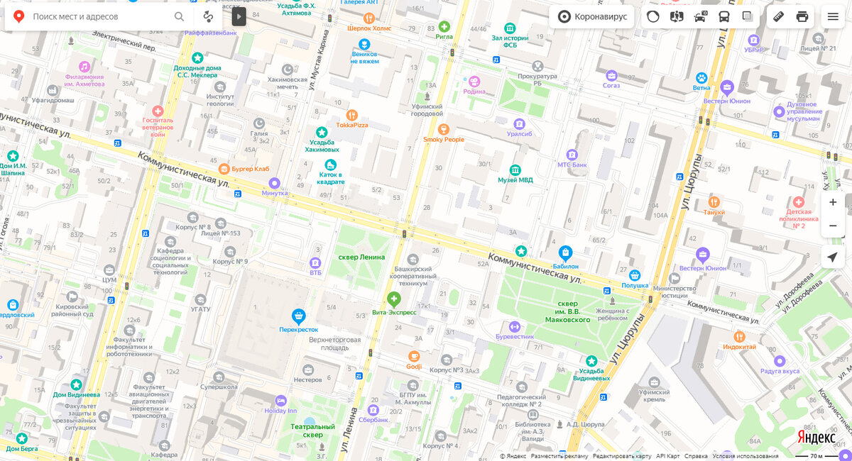 Скриншот с Яндекс.Карт.