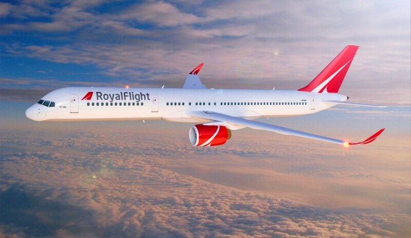 Самолет дочерней компании Coral Travel -  Royal Flight