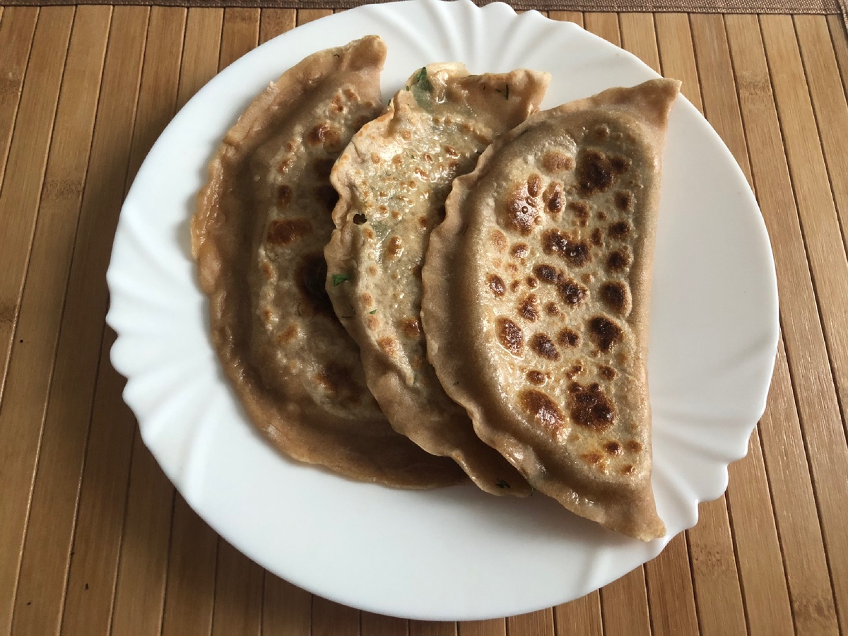 Кутабы из полбяной муки