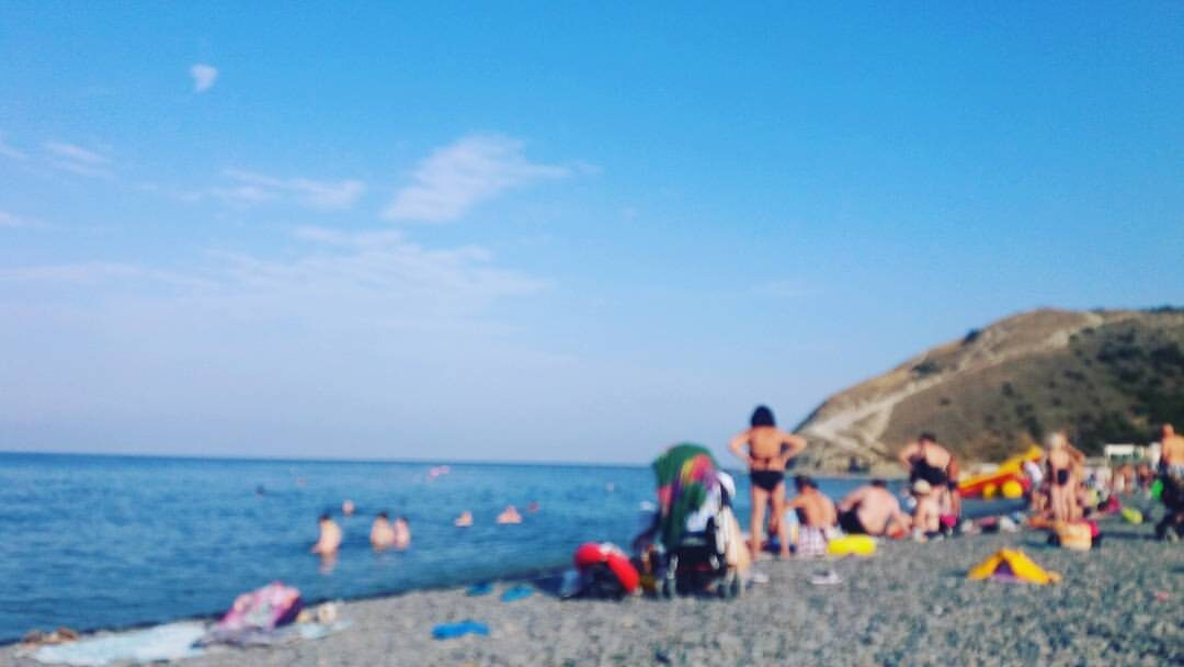 Пляж Сукко. 2017 год, Краснодарский край.