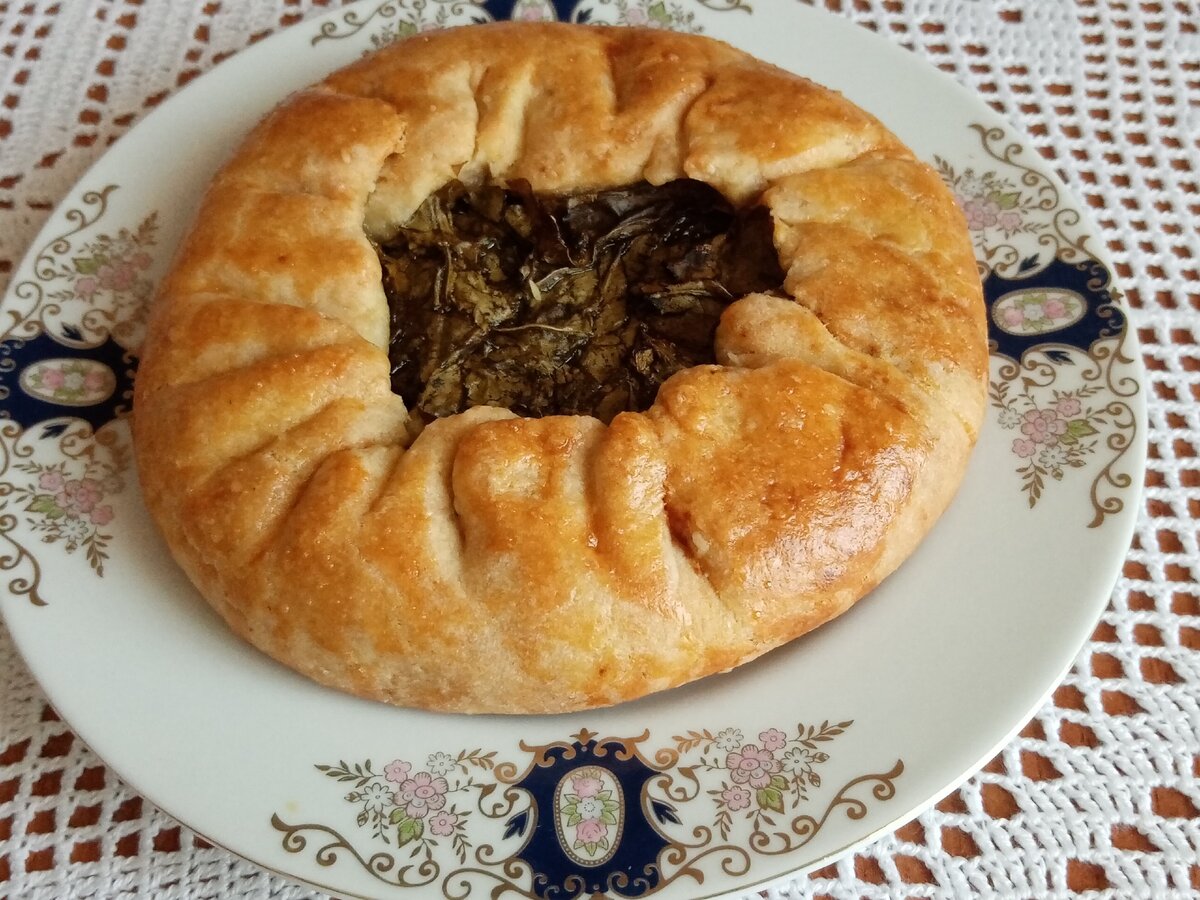 Галета со щавелем.