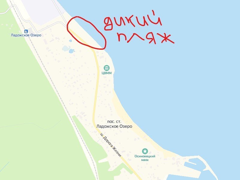 На карте не отметить, т.к. там просто нечего отмечать. Но и по картинке, думаю, понятно, где он находится.