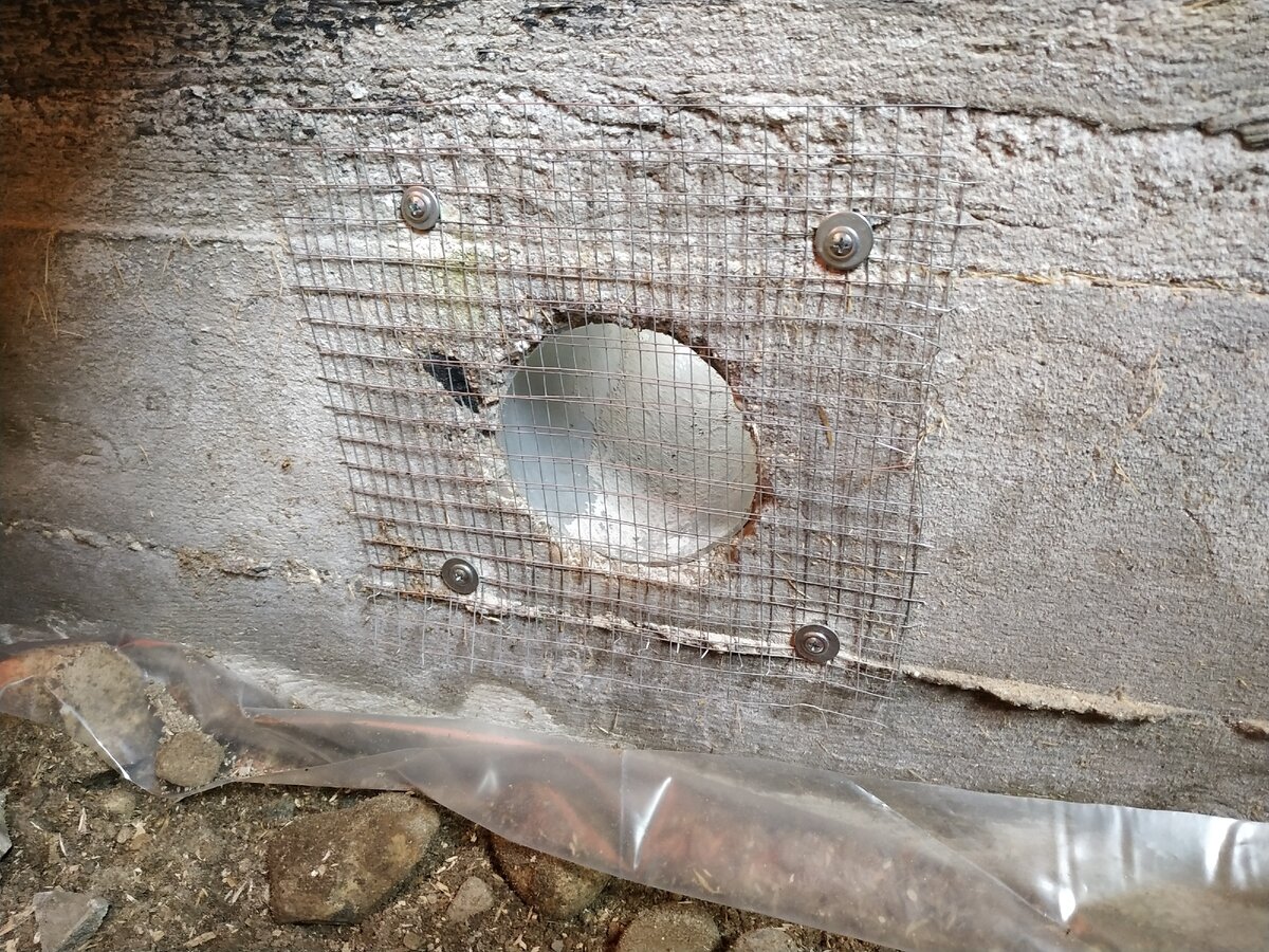 Фото: вентиляционные продухи в ленточном фундаменте.