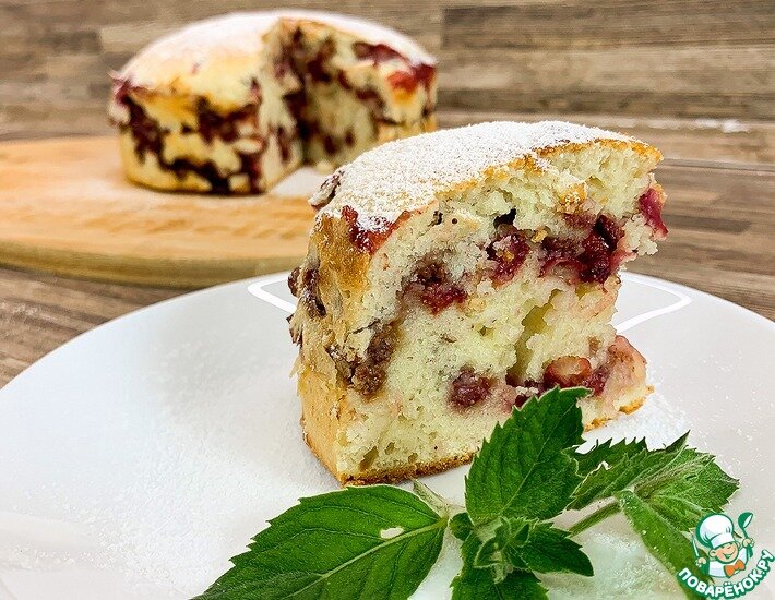Земляничный пирог, лёгкий в приготовлении и очень вкусный!