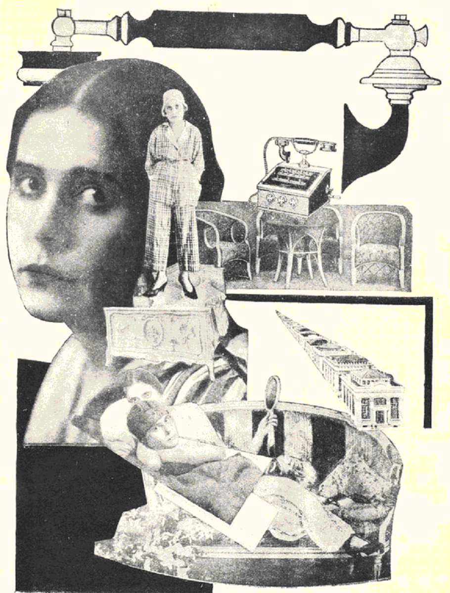 Родченко. Иллюстрация к поэме "Про это". 1923.