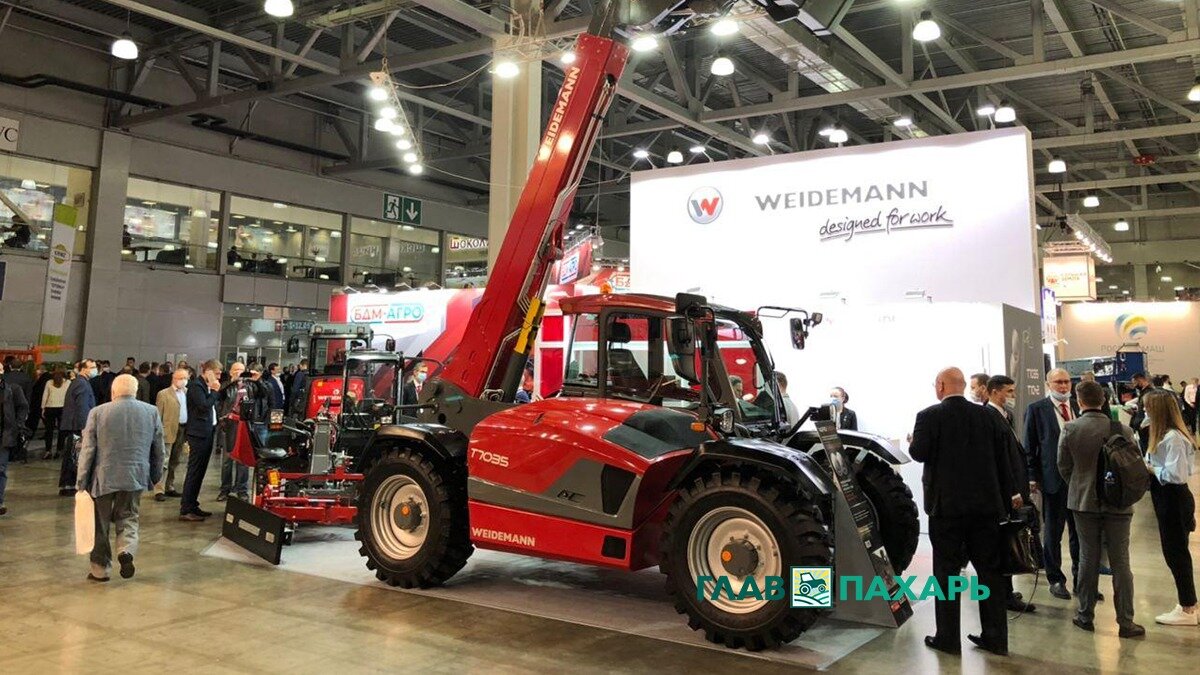 Фото: ГлавПахарь
Новый телескопический погрузчик Weidemann T7035
