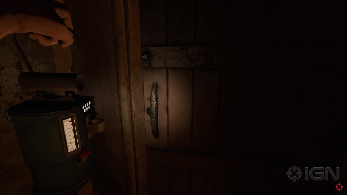 Амнезия кадр из трейлера геймплея игры.