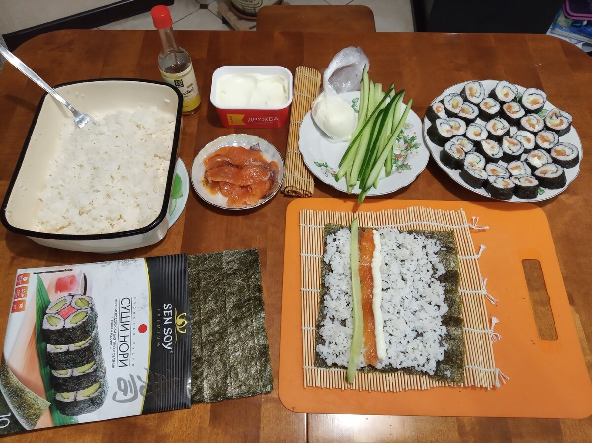 Как приготовить суши 