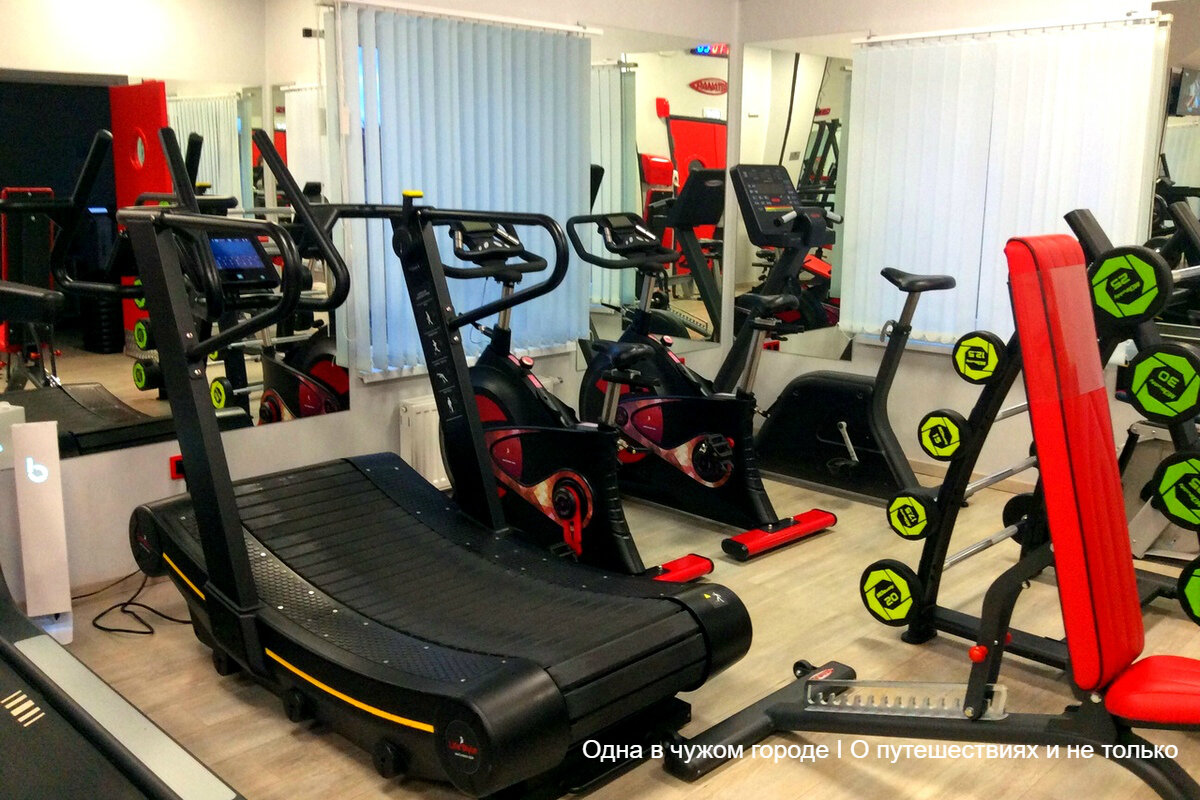 Оба учреждения расположены недалеко от центра. Фитнес-клуб имеет два зала - для силовых и кардио тренировок, сауну, душ, бар со спортивным питанием. 