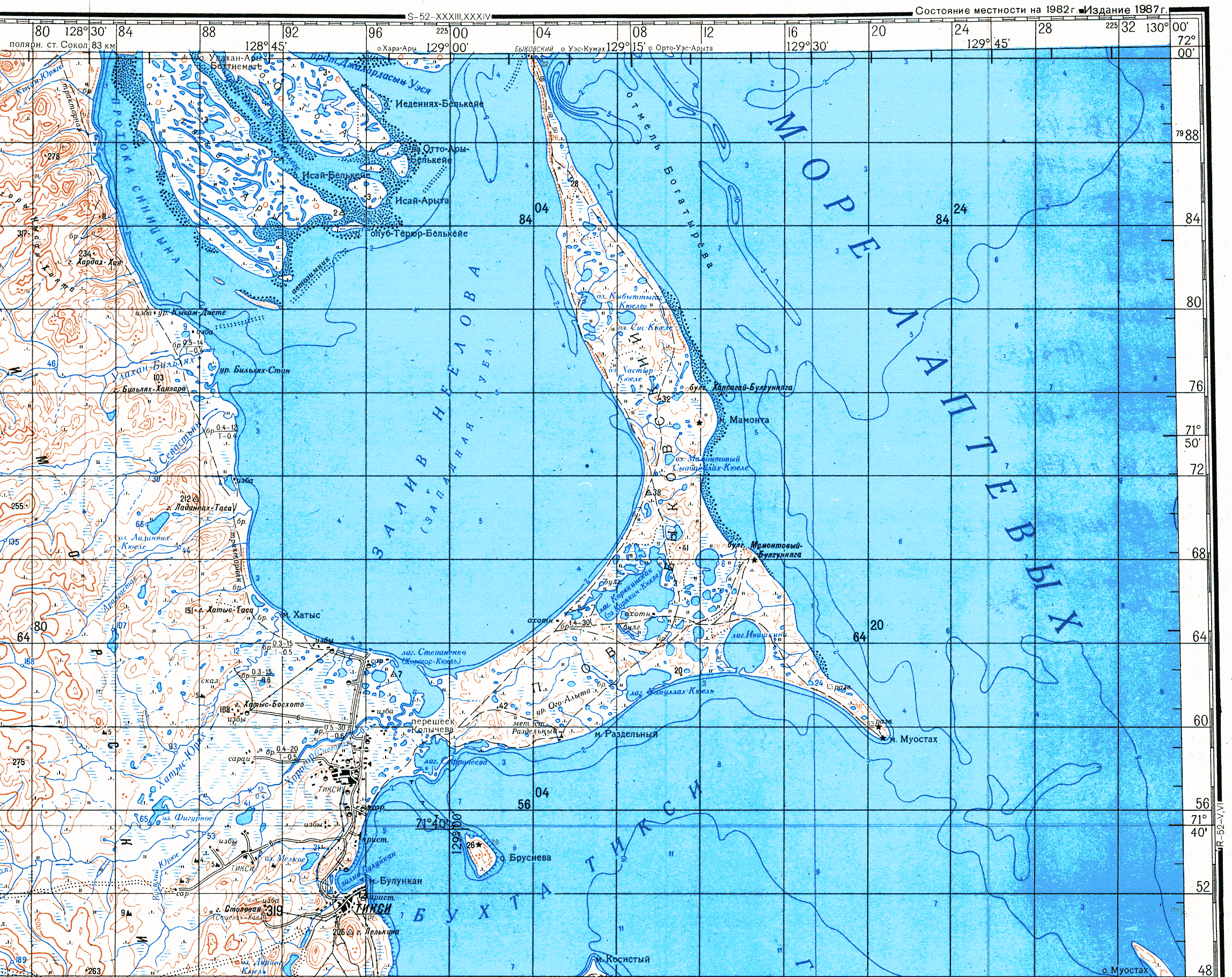 где на карте море лаптевых