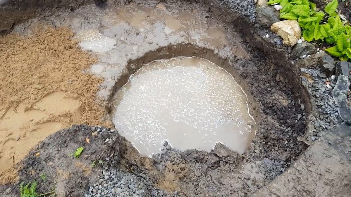 Делаем дачный прудик.