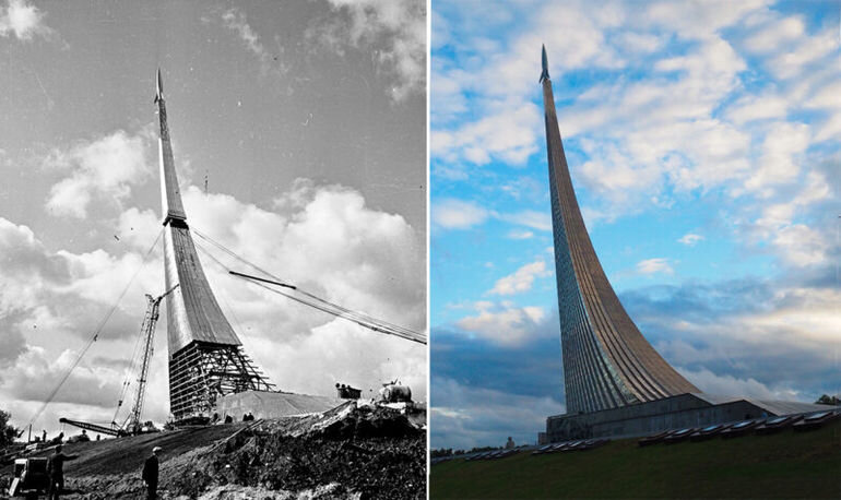 Монумент «Покорителям космоса», 1963 год/2020 год 
