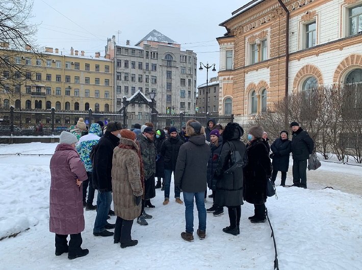  Одно из протестных мероприятий против застройки района. Источник: ВК-группа «Центральный район за комфортную среду обитания»