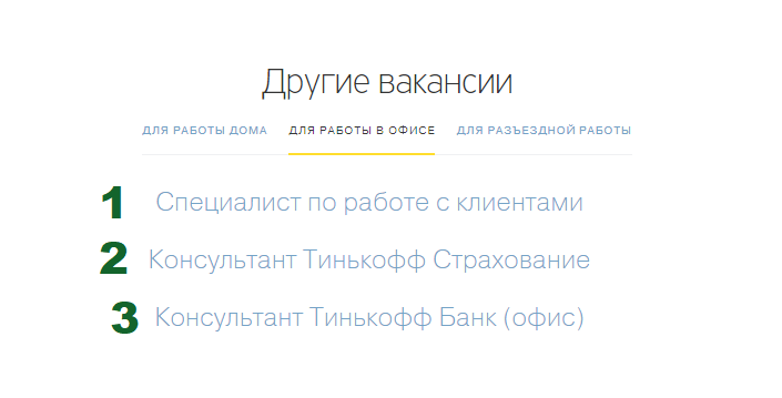 Вакансии для работы в офисе в Москве
