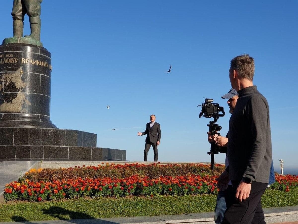 Кадры со съёмок фильма