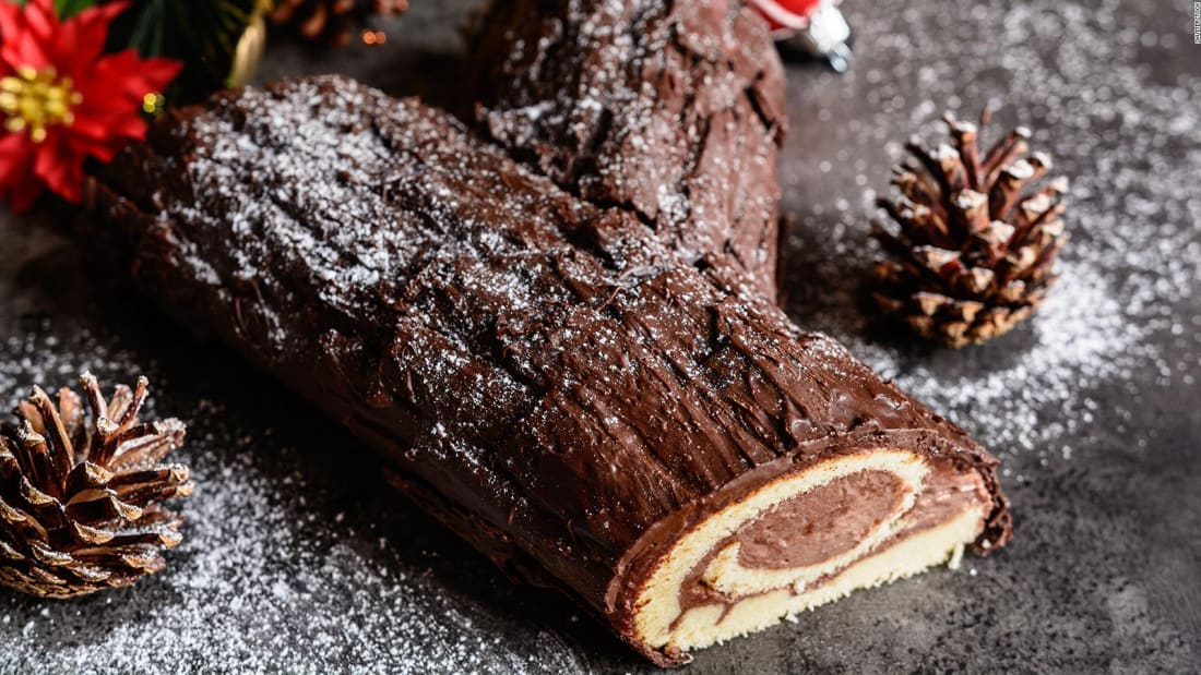 Bûche de Noël или французский рождественский торт