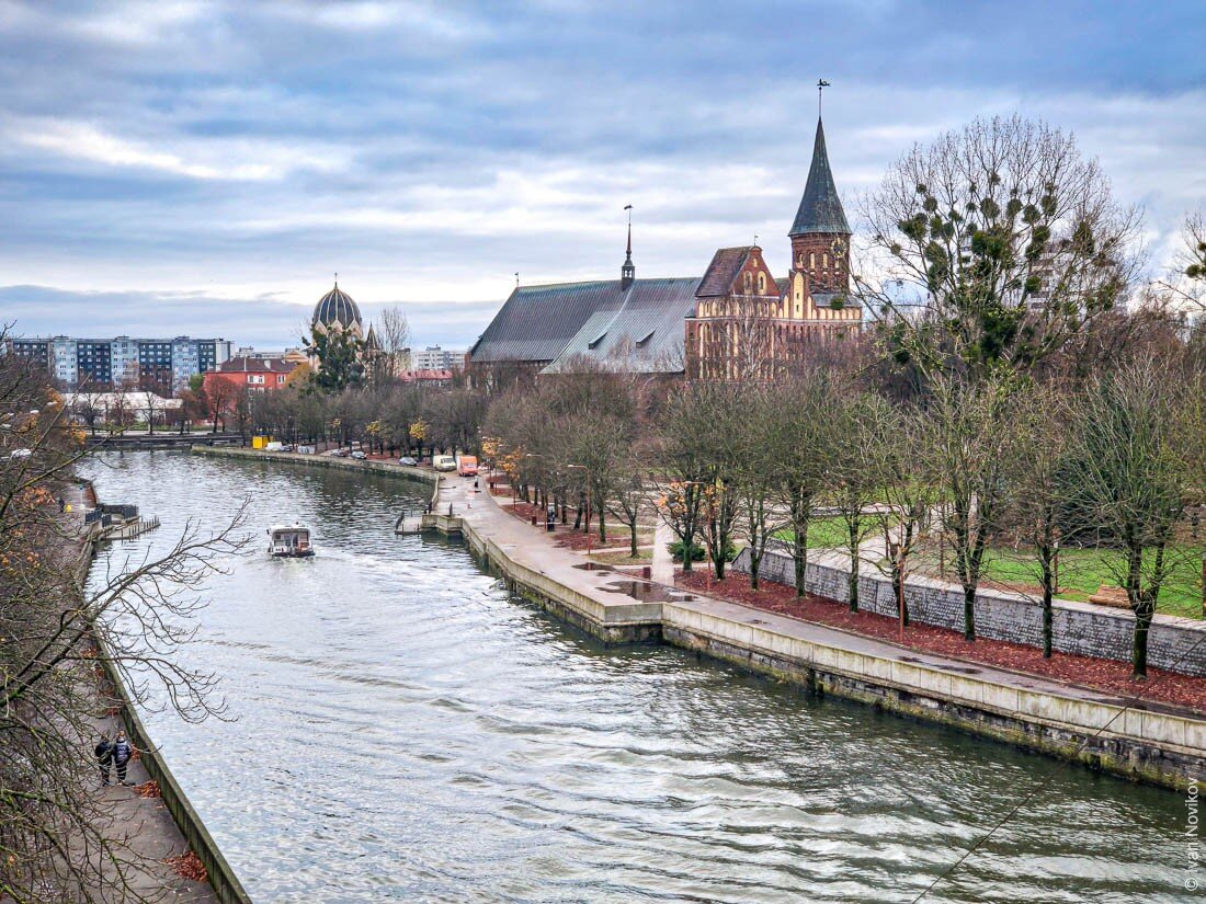 Река Преголя и Кафедральный собор