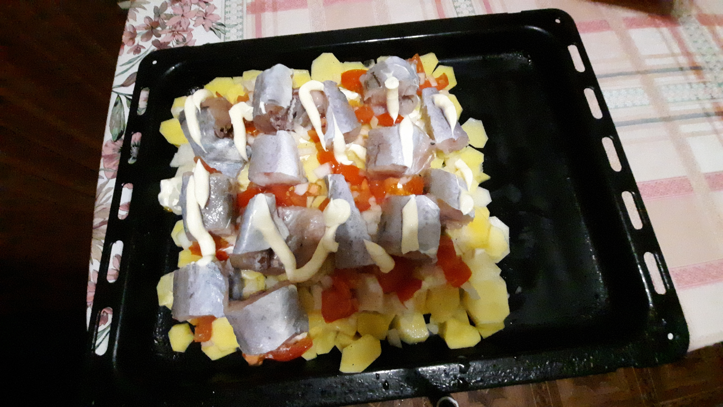 Рыба с картофелем в духовке, вкусно и сытно6