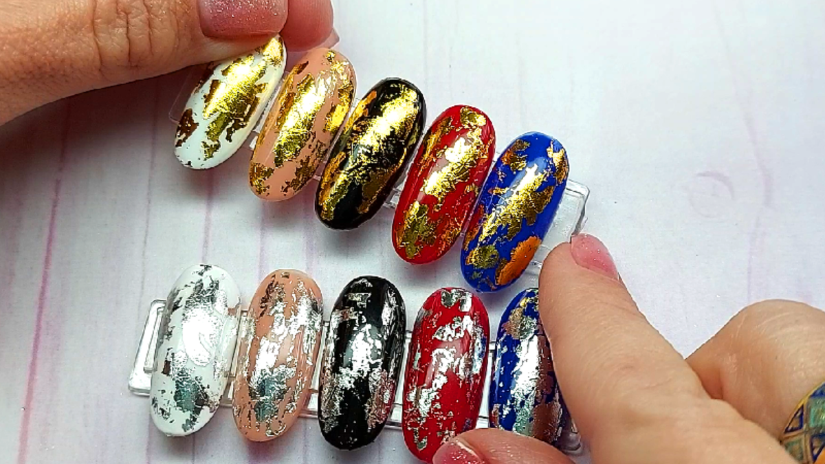 Zoo Nail Art, Фольга переводная 4*50 см Неон №1690