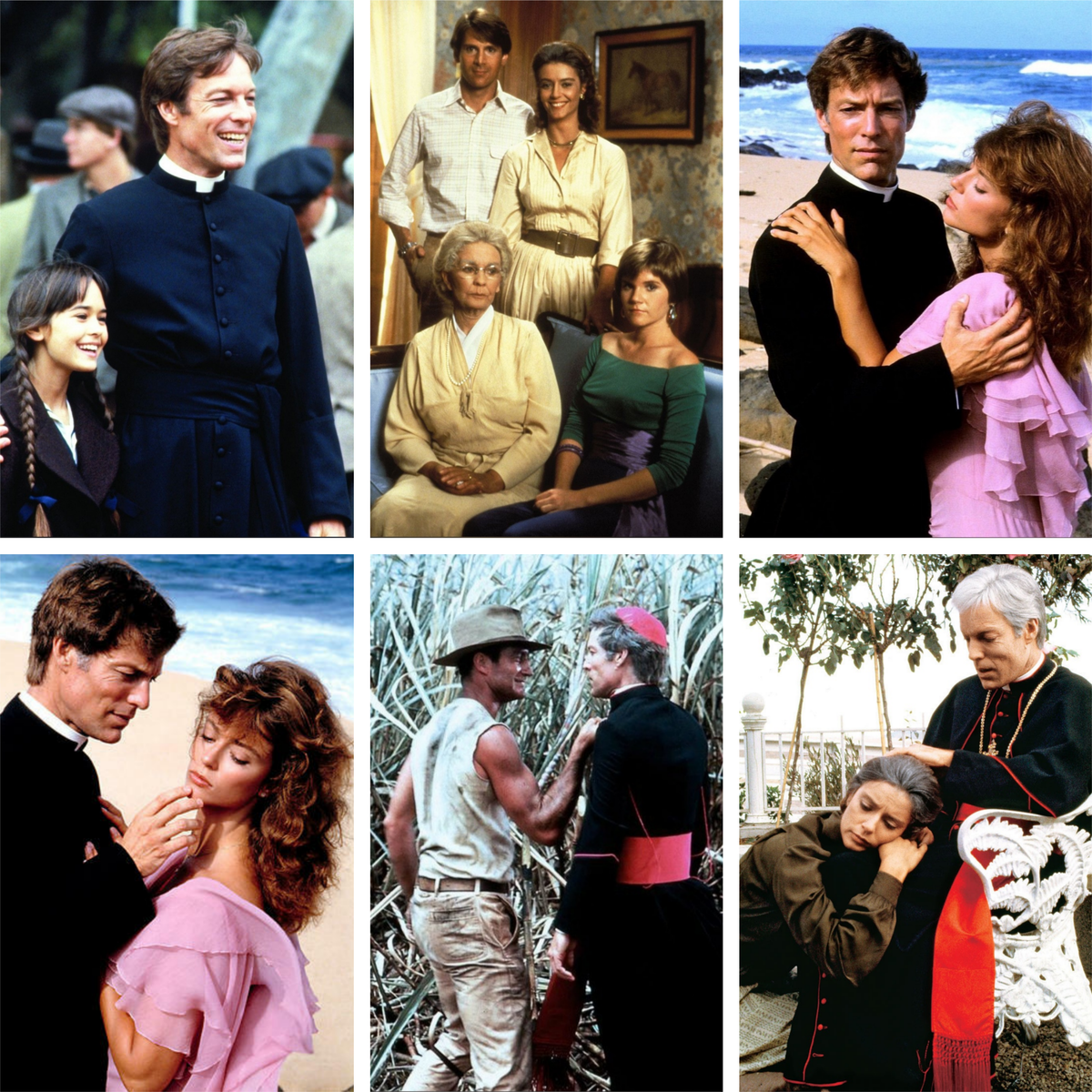 Коллаж к сериалу "Поющие в терновнике"